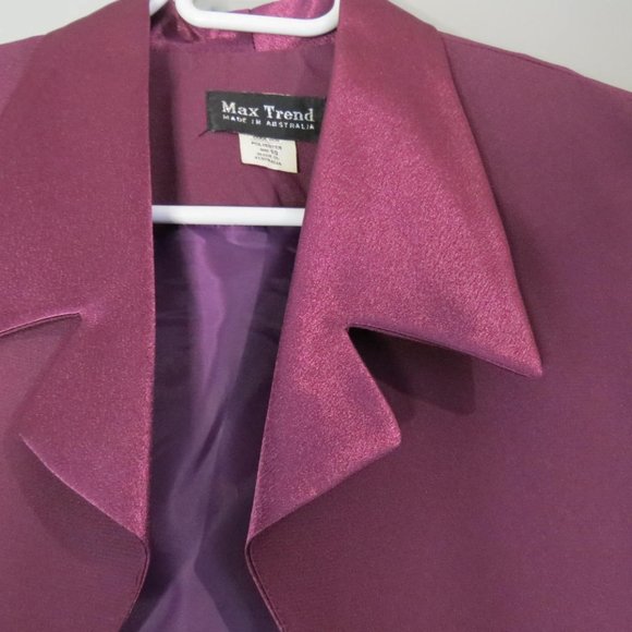 VINTAGE - MAX TREND - 2 PIECE - FORMAL LONG DRESS & BOLERO - SIZE 10. - Picture 3 of 8